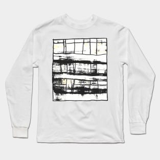 Liminal Space in Monocrome Weave Long Sleeve T-Shirt